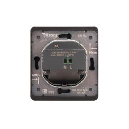 Подсветка ROUND MIELE СП настен. для ног оникс Kranz KR-78-0727-3