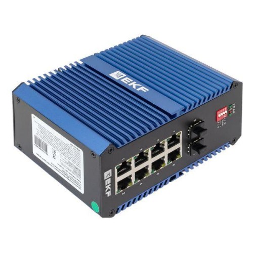 Коммутатор неуправляемый промышленный U-2GX/SFP-8GTP 2 порта 1000Base-X SFP 8 портов 10/100/1000Base