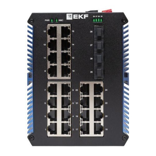 Коммутатор неуправляемый промышленный U-4GX/SFP-24GTP 4 порта 1000Base-X SFP 24 порта 10/100/1000Bas