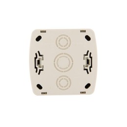 Розетка 1-м ОП Demet с заземл. с защ. крышкой керамика крем. LEZARD 711-0300-123