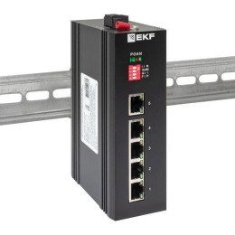 Коммутатор неуправляемый промышленный U-5GT 5 портов 10/100/1000Base-T(X) RJ45 монтаж на DIN-рейку T