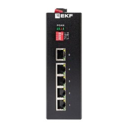 Коммутатор неуправляемый промышленный U-5GT 5 портов 10/100/1000Base-T(X) RJ45 монтаж на DIN-рейку T