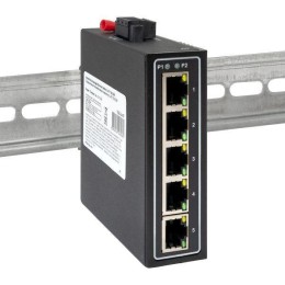 Коммутатор неуправляемый промышленный U-5T 5 портов 10/100Base-T(X) RJ45 монтаж на DIN-рейку TSX EKF