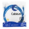 Патч-корд U/UTP кат.5E PC-UTP-RJ45-Cat.5e-3m-BL-LSZH 2xRJ45/8p8c неэкранир. LSZH 3м син. Cabeus 9532