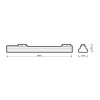 Светильник светодиодный трековый PTR 4028 28Вт 4000К 120град. WH 600мм IP40 Pro JazzWay 5060739