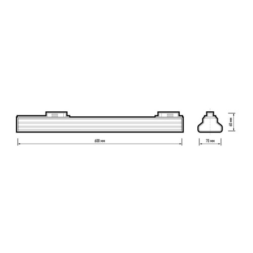 Светильник светодиодный трековый PTR 4028 28Вт 4000К 120град. WH 600мм IP40 Pro JazzWay 5060739