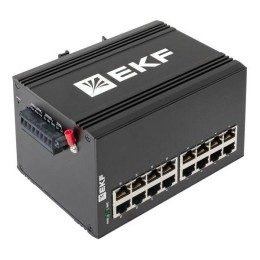 Коммутатор управляемый промышленный уровня L2 ML2-16GT 16 портов 10/100/1000Base-T(X) RJ45 монтаж на