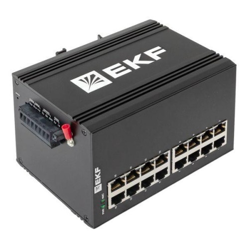Коммутатор управляемый промышленный уровня L2 ML2-16GT 16 портов 10/100/1000Base-T(X) RJ45 монтаж на