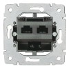 Розетка компьютерная 2-м Galea Life RJ45 кат.3 PRO21 механизм Leg 775936