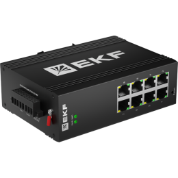 Коммутатор управляемый промышленный уровня L2 ML2-8GTP 8 портов 10/100/1000Base-T(X) RJ45 c PoE монт