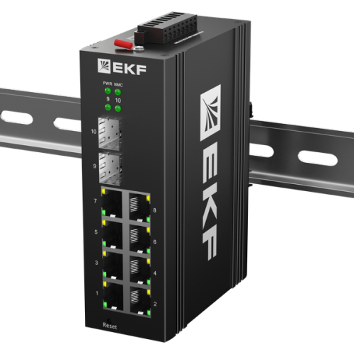 Коммутатор управляемый промышленный уровня L2 TSX-ML2-2GH/SFP-8GT 2 порта 2.5G Base-X SFP 8 портов 1