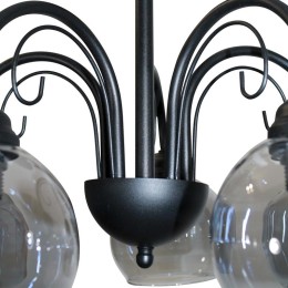 Светильник "Берта" 151 (плафон 06333) НСБ 01-5х60-132 Е27 ИУ черн. муар Элетех 1005404645