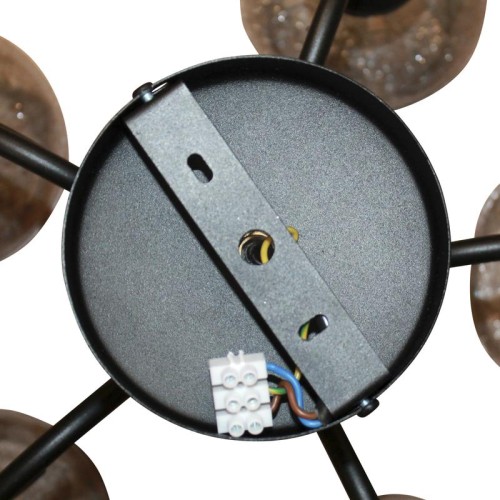 Светильник "Берта" 151 (плафон 06333) НСБ 01-5х60-132 Е27 ИУ черн. муар Элетех 1005404645