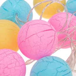 Гирлянда светодиодная "Карамельки" 1.5м 10LED прозрачный ПВХ питание USB тепл. бел. Neon-Night 304-0