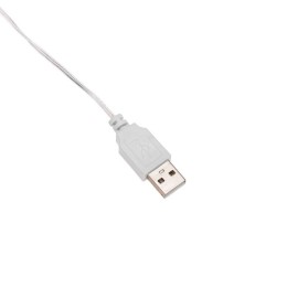 Гирлянда светодиодная "Карамельки" 1.5м 10LED прозрачный ПВХ питание USB тепл. бел. Neon-Night 304-0
