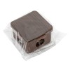Коробка распаячная КМР-030-036  пылевлагозащ. 65х65х50 4 мембранных ввода темн. дерево PROxima EKF p