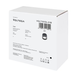 Спот Flip GX53х1 15Вт IP20 Voltega VGL7191DL-01B