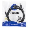 Патч-корд U/UTP кат.5E PC-UTP-RJ45-Cat.5e-3m-BK-LSZH 2xRJ45/8p8c неэкранир. LSZH 3м черн. Cabeus 954