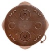 Коробка распаячная КМР-040-039 с крышкой 85х40 4 мембранных ввода IP54 темн. дерево PROxima EKF plc-