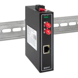 Медиаконвертер 10/100/1000Base-TX в 1000Base-X разъем ST двойн. одномодовое оптоволокно 1310нм TSX E