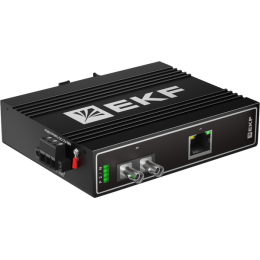 Медиаконвертер 10/100/1000Base-TX в 1000Base-X разъем ST двойн. одномодовое оптоволокно 1550нм TSX E