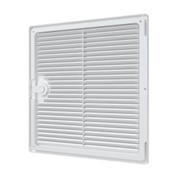 Люк-дверца Декофот ревизионная накладная 300х300мм с ручкой-задвижкой АБС бел. EVECS 3030ДФ