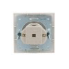 Розетка 1-м СП Mira 16А IP20 с заземл. с защ. крышкой со вставкой керамика жемчуж./бел. перламутр. L