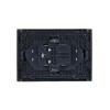Розетка 2-м СП FORTE&PIANO FP526 10А без заземл. без защ. шторок безвинт. крепл. сталь IEK FP-R20-10