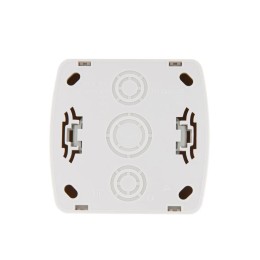 Розетка 1-м ОП Demet с заземл. с защ. крышкой керамика бел. LEZARD 711-0200-123