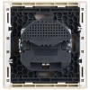 Розетка FORTE&PIANO FP447 16А USB A+C 18Вт с заземл. защ. шторки винт. крепл. ваниль IEK FP-R14-16-U