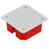 Коробка распаячная СП 92х92х45 IP20 КМ41001 (с саморезами с крышкой) IEK UKT11-092-092-040