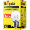 Лампа накаливания 94 312 NI-C-60-230-E27-CL (КНР) Navigator 94312
