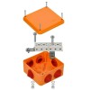 Коробка распаячная огнестойкая ПС 100х100х50 6P 4кв.мм IP55 6 вводов IEK UKF30-100-100-050-6-4-09