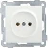 Розетка 1-м СП Bolero РС10-1-0-Б 10А IP20 без заземл. механизм бел. IEK ERB10-K01-10-1