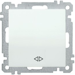 Выключатель перекрестный 1-кл. СП Bolero ВС10-1-3-Б 10А IP20 механизм бел. IEK EVB13-K01-10-1