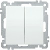 Выключатель 2-кл. СП Bolero ВС10-2-0-Б 10А IP20 механизм бел. IEK EVB20-K01-10-1