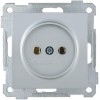 Розетка 1-м СП Bolero РС10-1-0-Б 10А IP20 без заземл. механизм серебр. IEK ERB10-K23-10