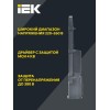Светильник светодиодный ДКУ 1002-50Д 5000К IP65 уличный консольный сер. IEK LDKU0-1002-050-5000-K03