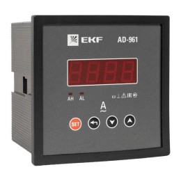 Амперметр цифровой AD-961 1ф на панель 96х96 EKF ad-961