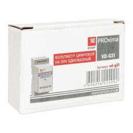 Вольтметр цифровой VD-G31 на DIN-рейку однофазный EKF vd-g31