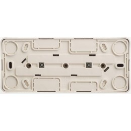 Розетка 3-м ОП Этюд 16А IP20 250В без заземл. без защ. шторок крем. SE PA16-009K