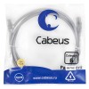 Патч-корд U/UTP кат.6 PC-UTP-RJ45-Cat.6-2m-LSZH 2xRJ45/8p8c неэкранир. LSZH 2м сер. Cabeus 8879c