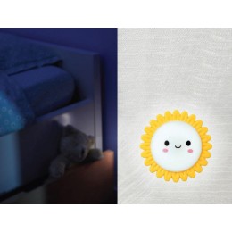 Светильник светодиодный NL-179 "Солнышко" 220В ночник с выкл. бел. Camelion 12535