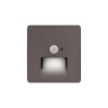 Подсветка ROUND MIELE СП настен. для ног титан Kranz KR-78-0727-2