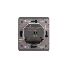 Подсветка ROUND MIELE СП настен. для ног титан Kranz KR-78-0727-2