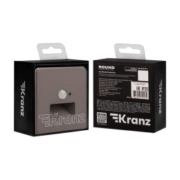 Подсветка ROUND MIELE СП настен. для ног титан Kranz KR-78-0727-2