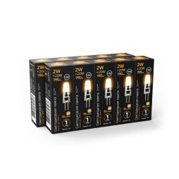 Лампа светодиодная Black 2Вт капсульная 3000К тепл. бел. G4 190лм DC 12В GAUSS 207707102