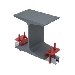 Зажим балочный усиленный М10 41 62-82 ZBU41 62-82 M10 сталь КМ LO2901