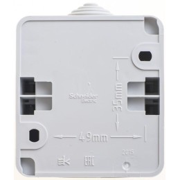 Выключатель 1-кл. ОП Этюд 10А IP44 10AX сер. SE BA10-041C