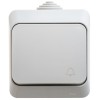 Выключатель 1-кл. ОП Этюд 10А IP44 10AX сер. SE BA10-041C